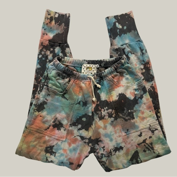 Big Bud Press Tie Dye Joggers M Made in LA 100% Cotton 34” Inseam - Picture 2 of 12